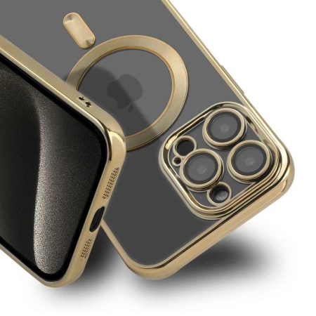 Nakładka MagSafe CHROME iPhone 17 złota